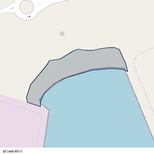 Posizione della spiaggia Spiaggia nei pressi di Porto Empedocle, 92014