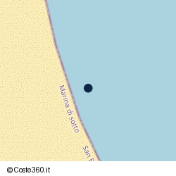 Posizione della concessione balneare Comune San Benedetto Del Tronto, A. 2015, N. 37