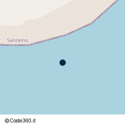 Posizione della concessione balneare Comune di San Remo, A. 2007, N. 23