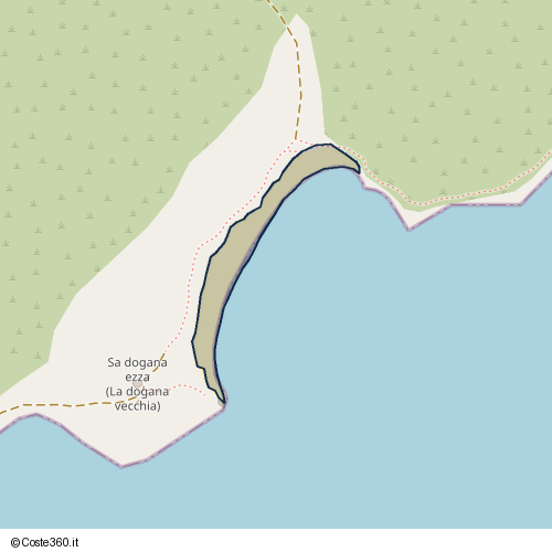 Posizione della spiaggia Spiaggia nei pressi di Via Madagascar, Olbia, 07026