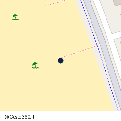 Posizione della concessione demaniale marittima Comune di Praia A Mare, A. 2009, N. 7