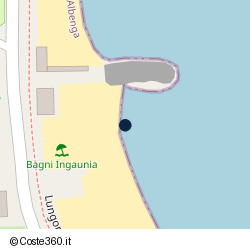 Posizione della concessione balneare Comune di Albenga, A. 2025, N. 8