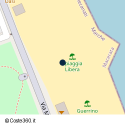 Posizione della concessione demaniale marittima Comune di Porto Recanati, A. 2025, N. 03