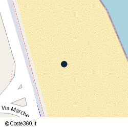 Posizione della concessione demaniale marittima Comune di Porto San Giorgio, A. 2008, N. 241