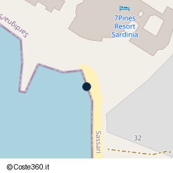 Posizione della concessione balneare Regione di Sardegna, A. 2009, N. RAS.1886