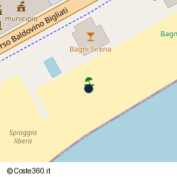 Posizione della concessione demaniale marittima Comune di Albissola Marina, A. 2004, N. 7