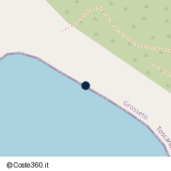Posizione della concessione demaniale marittima Comune di Monte Argentario, A. 2022, N. 22