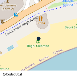 Posizione della concessione demaniale marittima Comune di Albissola Marina, A. 2004, N. 3