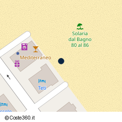 Posizione della concessione demaniale marittima Comune di Bellaria-Igea Marina, A. 2019, N. 46