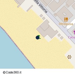 Posizione della concessione balneare Comune Cecina, A. 2015, N. 29