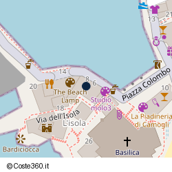 Posizione della concessione demaniale marittima Comune di Camogli, A. 2025, N. 06
