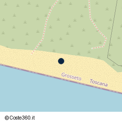 Posizione della concessione demaniale marittima Comune di Castiglione Della Pescaia, A. 2010, N. 4