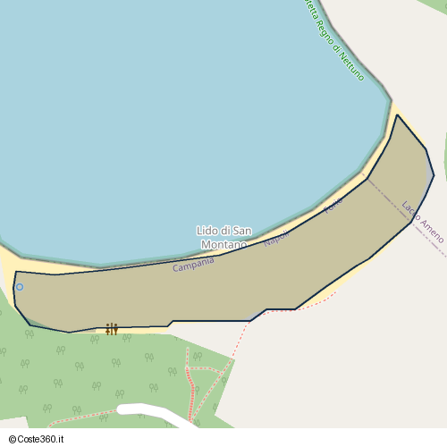 Posizione della spiaggia Spiaggia nei pressi di SP515, Forio, 80075