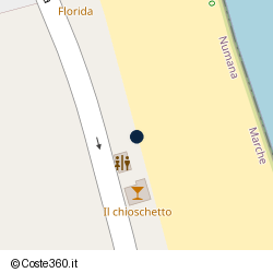 Posizione della concessione demaniale marittima Comune di Numana, A. 2016, N. 23L