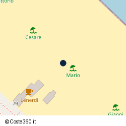 Posizione della concessione balneare Comune di Riccione, A. 2014, N. 483