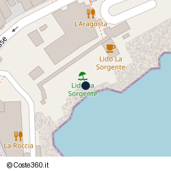 Posizione approssimativa di Lido La Sorgente