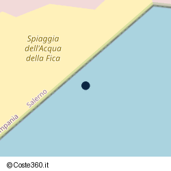 Posizione della concessione demaniale marittima Comune di Vietri Sul Mare, A. 2019, N. 04