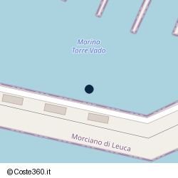 Posizione della concessione demaniale marittima Comune di Morciano Di Leuca, A. 2024, N. 1