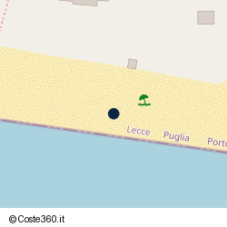 Posizione della concessione demaniale marittima Comune di Porto Cesareo, A. 2008, N. 28