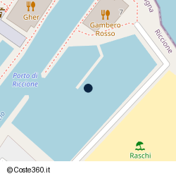 Posizione della concessione demaniale marittima Comune di Riccione, A. 2008, N. 106