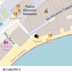 Posizione della concessione demaniale marittima Comune di Sestri Levante, A. 2025, N. TEMP007