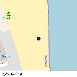 Posizione della concessione balneare Comune di Ravenna, A. 2025, N. 79536