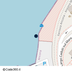 Posizione della concessione demaniale marittima Autorità Portuale di Mar Adriatico Centrale, A. 2020, N. AN7