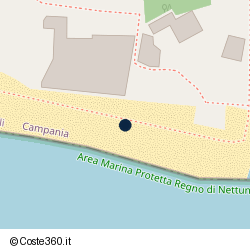 Posizione della concessione balneare Comune di Barano D'Ischia, A. 2012, N. 10a