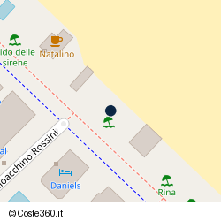 Posizione della concessione demaniale marittima Comune di Riccione, A. 2023, N. 67