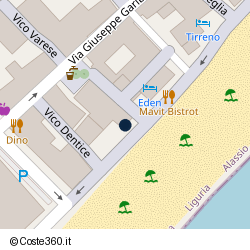 Posizione della concessione demaniale marittima Comune di Alassio, A. 2017, N. 27