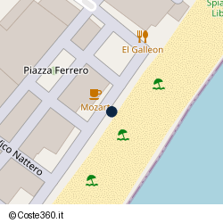Posizione della concessione balneare Comune di Alassio, A. 2005, N. 107