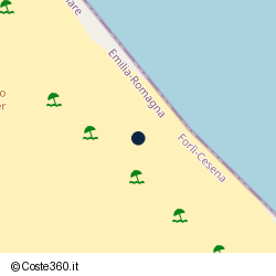 Posizione della concessione demaniale marittima Comune di Gatteo, A. 2025, N. 08