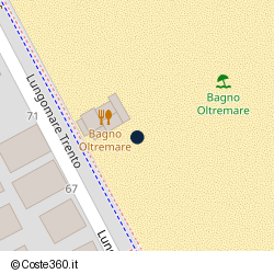 Posizione della concessione demaniale marittima Comune di Roseto Degli Abruzzi, A. 2014, N. 171