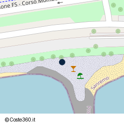 Posizione della concessione demaniale marittima Comune di San Remo, A. 2004, N. 09