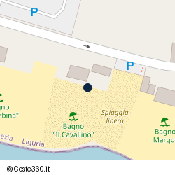 Posizione della concessione balneare Comune di Sarzana, A. 2005, N. 1074