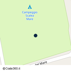 Posizione della concessione demaniale marittima Comune di Scalea, A. 2012, N. 28