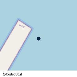 Posizione della concessione demaniale marittima Comune di Mola Di Bari, A. 2008, N. 13CP