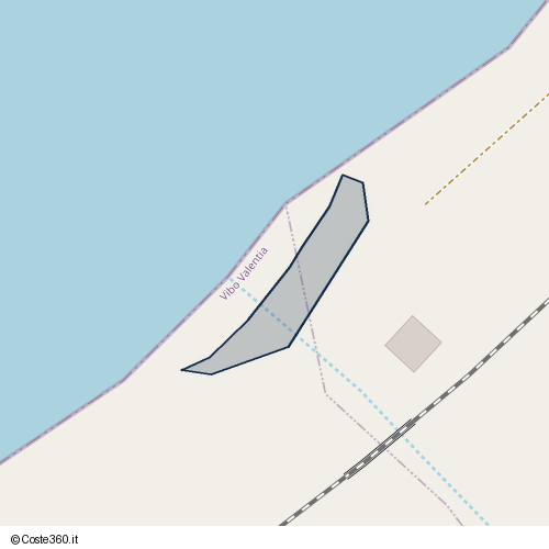 Posizione della spiaggia Spiaggia nei pressi di SS522, Pizzo, 89812