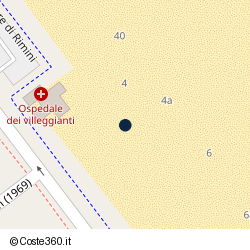 Posizione approssimativa di Bagno 60