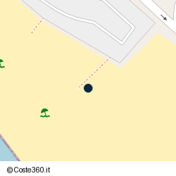 Posizione della concessione balneare Comune di Praia A Mare, A. 2008, N. 5