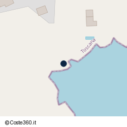 Posizione della concessione demaniale marittima Comune di Orbetello, A. 2025, N. 24