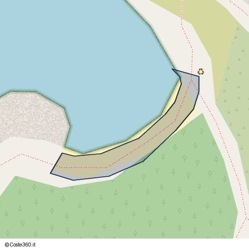 Posizione della spiaggia Spiaggia nei pressi di Carovigno