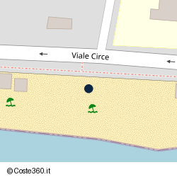 Posizione della concessione demaniale marittima Comune di Terracina, A. 2014, N. TE-072