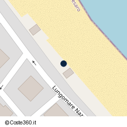 Posizione della concessione balneare Comune di Pesaro, A. 2010, N. 33349
