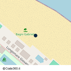 Posizione della concessione balneare Comune di Fano, A. 2009, N. 40