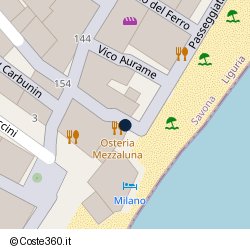 Posizione della concessione demaniale marittima Comune di Alassio, A. 2007, N. 44
