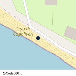 Posizione della concessione balneare Comune di Capoliveri, A. 2020, N. 14