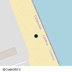 Posizione della concessione demaniale marittima Comune di Calopezzati, A. 2025, N. 01