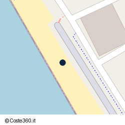 Posizione della concessione balneare Comune di Tortora, A. 2008, N. 01