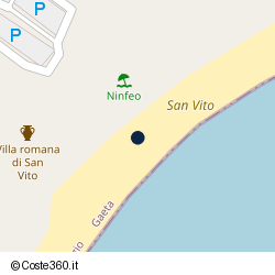 Posizione della concessione balneare Comune di Gaeta, A. 2002, N. 38
